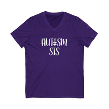 Load image into Gallery viewer, AnM "Autism Sis" V-neck