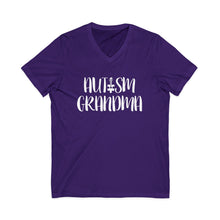 Load image into Gallery viewer, AnM "Autism Grandma" V-neck
