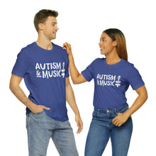 Load image into Gallery viewer, &quot;Autism And Music&quot; T-shirt / Autism awareness / Autism Acceptance / Neuro-diversity / Special Needs
